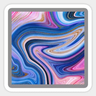 Glitter Liquid Marble 9 Sticker